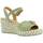 Schoenen Dames Sandalen / Open schoenen Geox D PANAREA C Groen