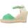 Schoenen Dames Sandalen / Open schoenen Macarena MUSA47 Groen