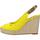 Schoenen Dames Sandalen / Open schoenen Tommy Hilfiger ICONIC ELENA SLING BACK Geel