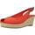 Schoenen Dames Sandalen / Open schoenen Tommy Hilfiger ICONIC ELBA SLING BACK W Oranje