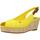 Schoenen Dames Sandalen / Open schoenen Tommy Hilfiger ICONIC ELBA SLING BACK W Geel