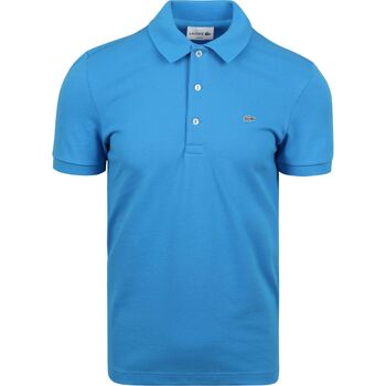Textiel Heren T-shirts & Polo’s Lacoste Poloshirt Pique Mid Blauw Blauw