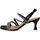 Schoenen Dames Sandalen / Open schoenen Kharisma SATIN NERO Zwart