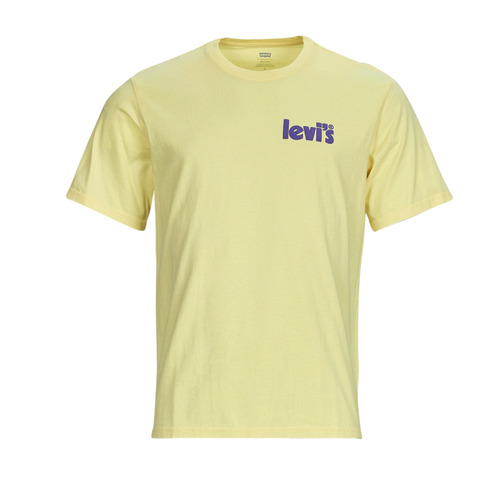 Textiel Heren T-shirts korte mouwen Levi's SS RELAXED FIT TEE Geel