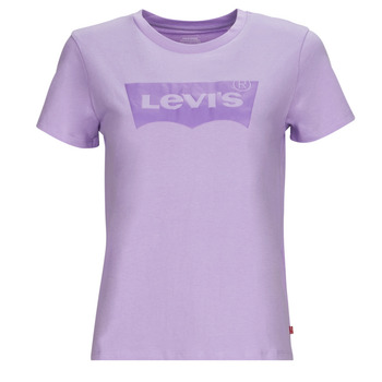 Textiel Dames T-shirts korte mouwen Levi's THE PERFECT TEE Lila