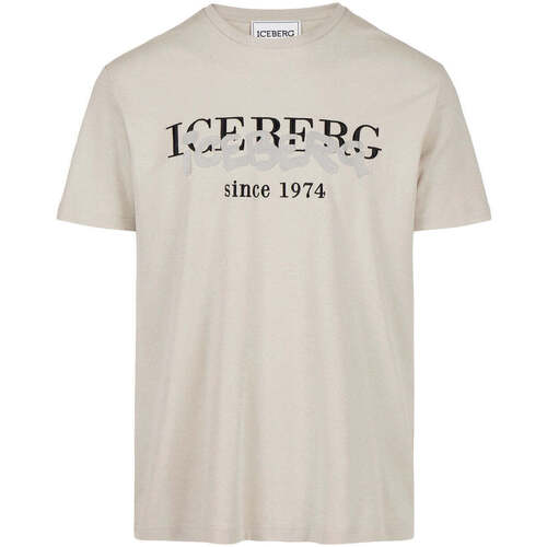 Textiel Heren T-shirts & Polo’s Iceberg  Beige