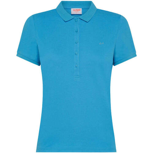 Textiel Dames T-shirts & Polo’s Sun68  Blauw