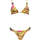 Textiel Dames Zwembroeken/ Zwemshorts Miss Bikini  Oranje
