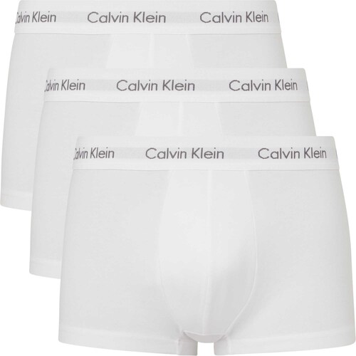 Ondergoed Heren BH's Calvin Klein Jeans 3P Low Rise Trunk Wit