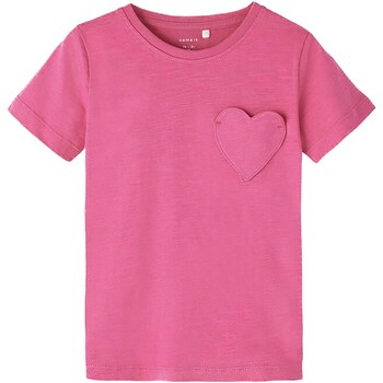 Textiel Meisjes T-shirts & Polo’s Name it T-Shirt  Nmfdorthe Top Roze