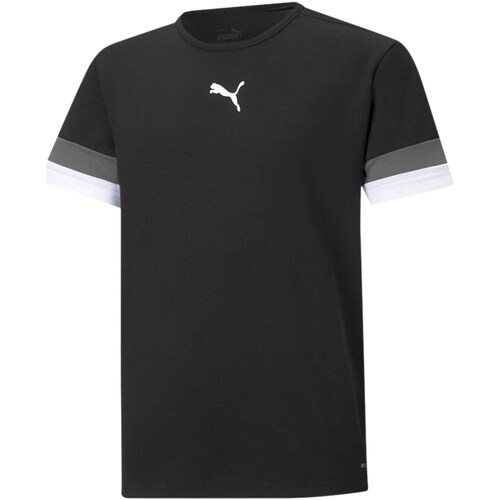 Textiel Kinderen T-shirts & Polo’s Puma Teamrise Jersey Jr Zwart