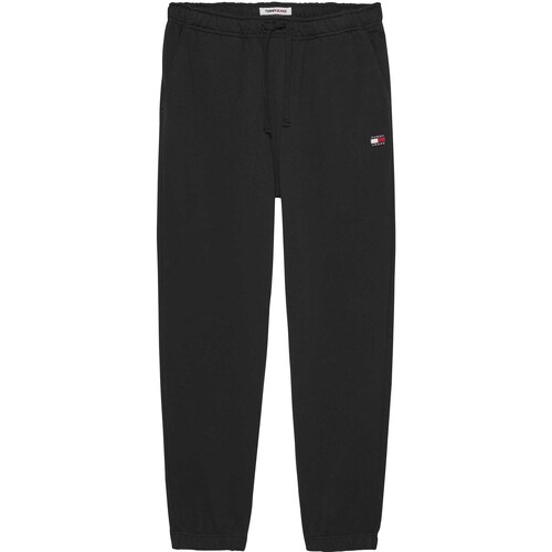 Textiel Heren Broeken / Pantalons Tommy Jeans Tjm Solid Xs Badge R Zwart