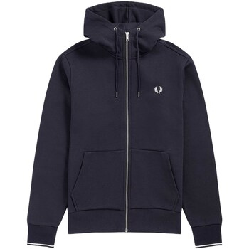 Fred Perry Felpa Fred Perry Zip Through Blauw