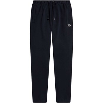 Textiel Heren Broeken / Pantalons Fred Perry Pantaloni Fred Perry Loopback Blauw