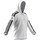 Textiel Heren Fleece adidas Originals Felpa  Sq21 Sw Hood Bianco Wit