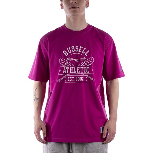 Textiel Heren T-shirts & Polo’s Russell Athletic Tony T-Shirt Roze