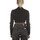 Textiel Dames Sweaters / Sweatshirts Ck Jeans Maglione Calvin Klein Badge Cropped Zip Nero Zwart