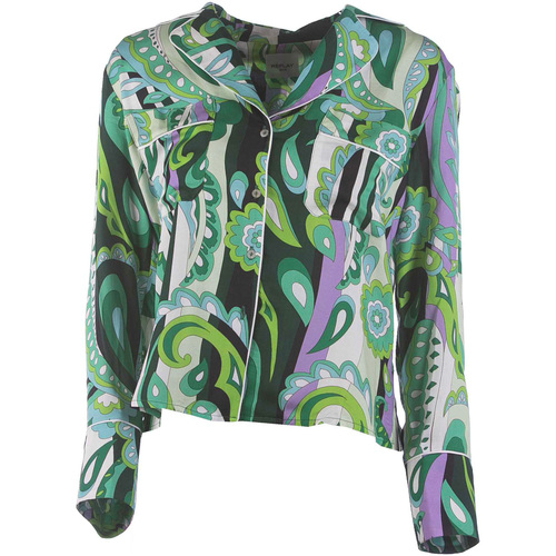 Textiel Dames Overhemden Replay Camicia Multicolour