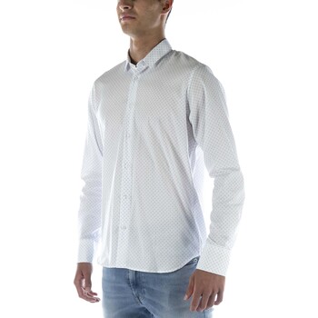 Sl56 Camicia  Bianco Azzurro Wit