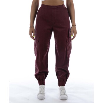 Textiel Dames Broeken / Pantalons Deha Pantaloni  Eco-Wear Cargo Pants Rosso Rood