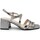 Schoenen Dames Sandalen / Open schoenen NeroGiardini Sandalo Nero Giardini Blade St.Vipera Acciaio Zilver