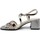 Schoenen Dames Sandalen / Open schoenen NeroGiardini Sandalo Nero Giardini Blade St.Vipera Acciaio Zilver