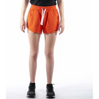 Textiel Dames Korte broeken / Bermuda's Ellesse Pantaloncino  Tape Arancione Oranje