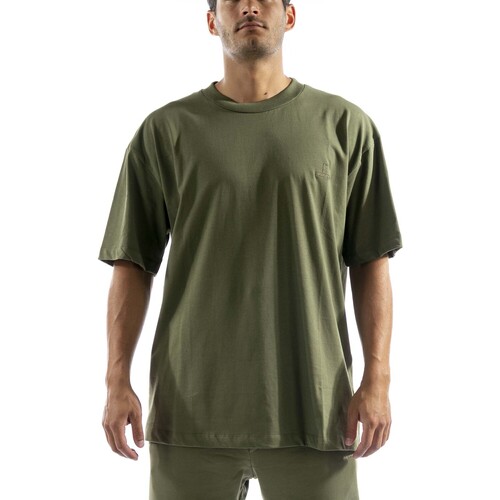 Textiel Heren Fleece Heaven Door T-Shirt  Verde Groen