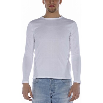 Textiel Heren Sweaters / Sweatshirts Bomboogie Maglia Uomo Bianco Wit