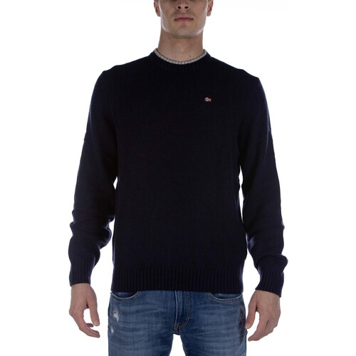 Textiel Heren Sweaters / Sweatshirts Napapijri Maglione  Dain Blu Blauw