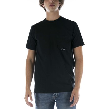 Textiel Heren T-shirts & Polo’s Roy Rogers T-Shirt  Pocket Man Jersey Used Nero Zwart