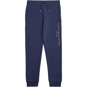 Textiel Jongens Broeken / Pantalons Tommy Hilfiger Pantaloni  Essential Sweatpants Blu Blauw