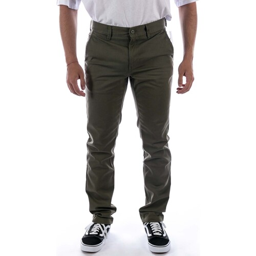 Textiel Heren Broeken / Pantalons Vans Pantaloni  Mn Authentic Chino S Verde Groen