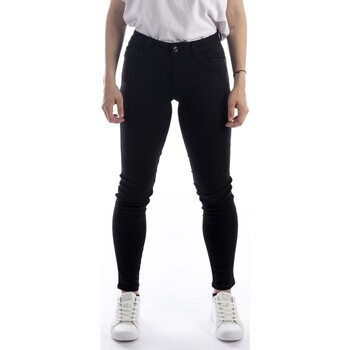 Textiel Dames Broeken / Pantalons Guess Jeans  Curve X Nero Zwart