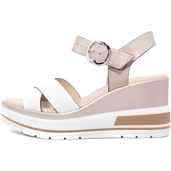 Schoenen Dames Sandalen / Open schoenen NeroGiardini Tigri Bianco Etoile Saturn Poli.Perosa 42695 Bi Roze