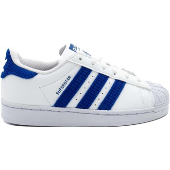 Schoenen Kinderen Sneakers adidas Originals Sneakers  Superstar C Bianco Wit