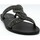 Schoenen Dames Sandalen / Open schoenen Kammi Ciabatta Flat Sandal Nero Zwart