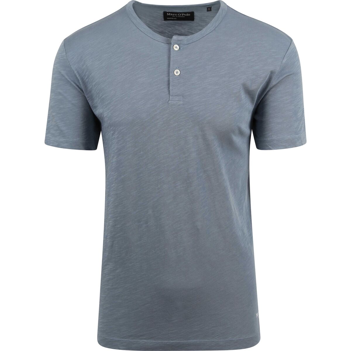 Textiel Heren T-shirts & Polo’s Marc O'Polo T-Shirt Slub Blauw Blauw