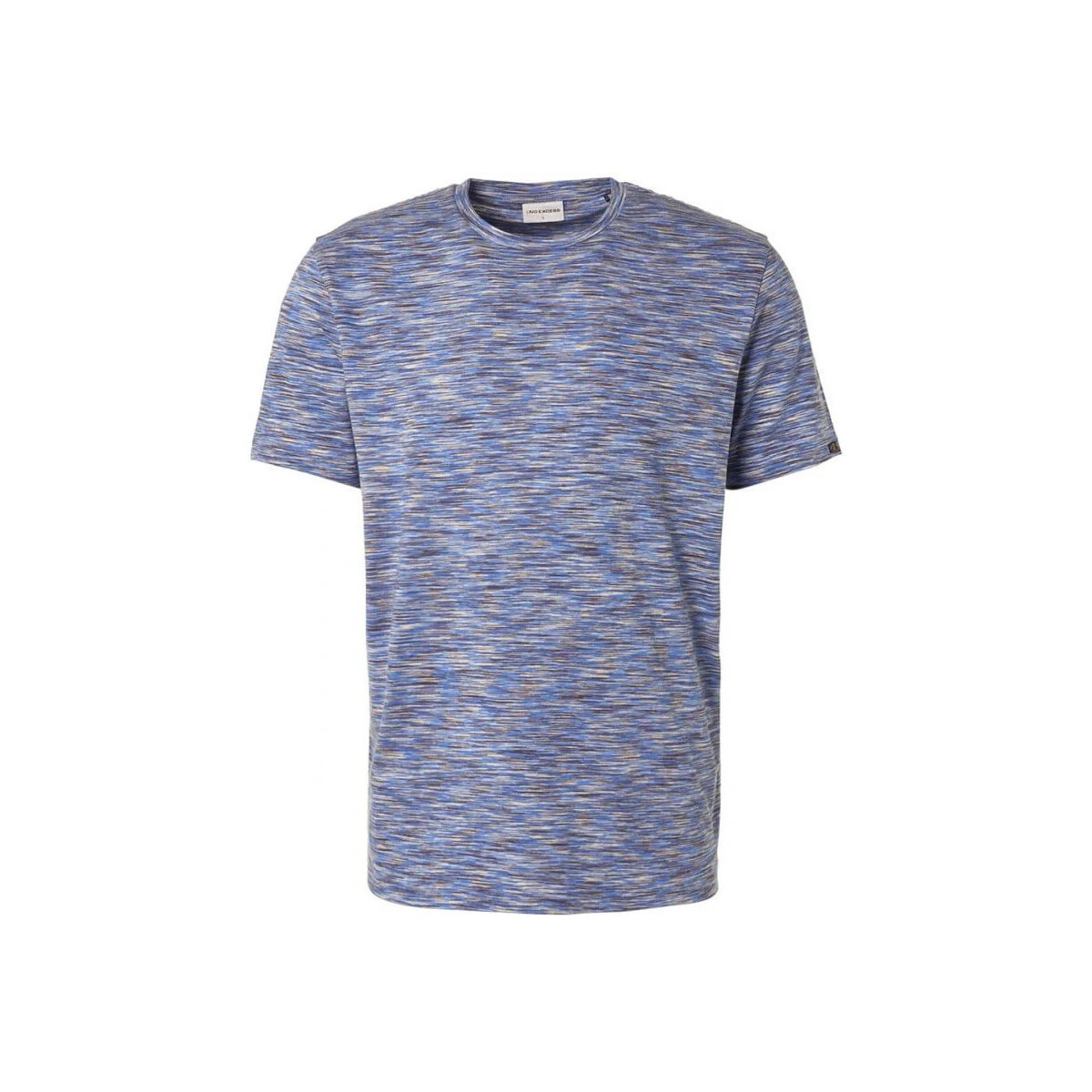 Textiel Heren T-shirts & Polo’s No Excess T-Shirt Melange Blauw Blauw