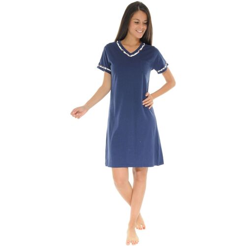Textiel Dames Pyjama's / nachthemden Christian Cane VALIA Blauw