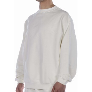 Textiel Fleece Heaven Door Embroidered Logo Bianco Wit