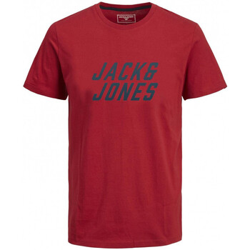 Textiel Kinderen T-shirts korte mouwen Jack & Jones  Rood