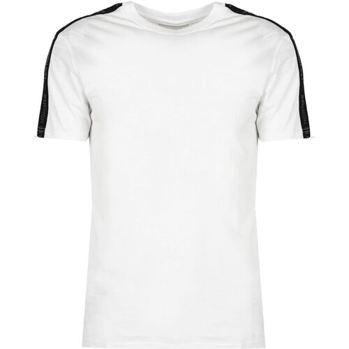 Textiel Heren T-shirts korte mouwen Les Hommes LF224100-0700-1009 | Round neck Wit