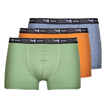 Ondergoed Heren Boxershorts DIM BOXER X3 Blauw / Oranje / Groen