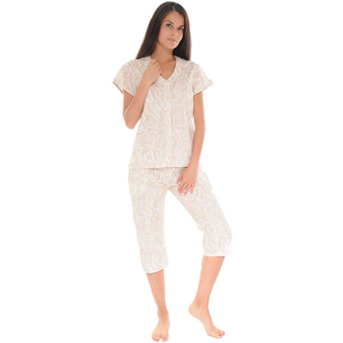 Textiel Dames Pyjama's / nachthemden Pilus YLEANA Beige