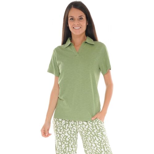 Textiel Dames Pyjama's / nachthemden Christian Cane VIDIANE Groen