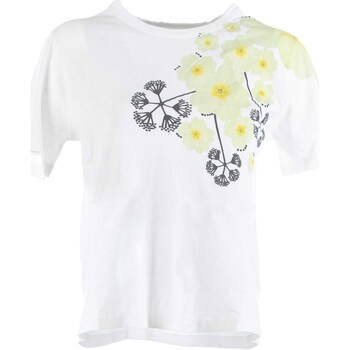 Textiel Dames T-shirts & Polo’s Bomboogie Primrose Print Shoulder Placement Wit
