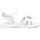 Schoenen Meisjes Sandalen / Open schoenen NeroGiardini Porto Bianco T.Microglitter Argen Tr Bermuda 830 B Wit