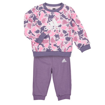Textiel Meisjes Setjes Adidas Sportswear AOP FT JOG Roze