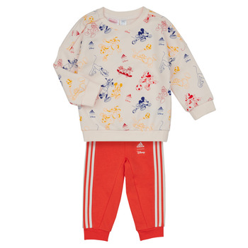 Textiel Kinderen Setjes Adidas Sportswear DY MM JOG Wit / Goud / Rood